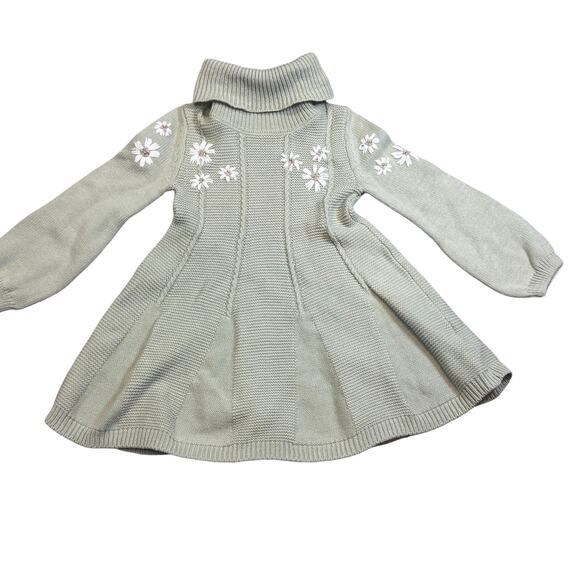 Cupcakes and Cashmere Other - Cupcakes and Cashmere Turtleneck  A-line Sweater Dress Girls 2T